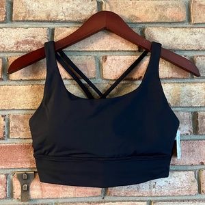 lululemon Energy Bra Long Line in Black Size 8